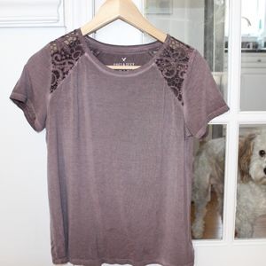 S Soft and Sexy Lace Tee